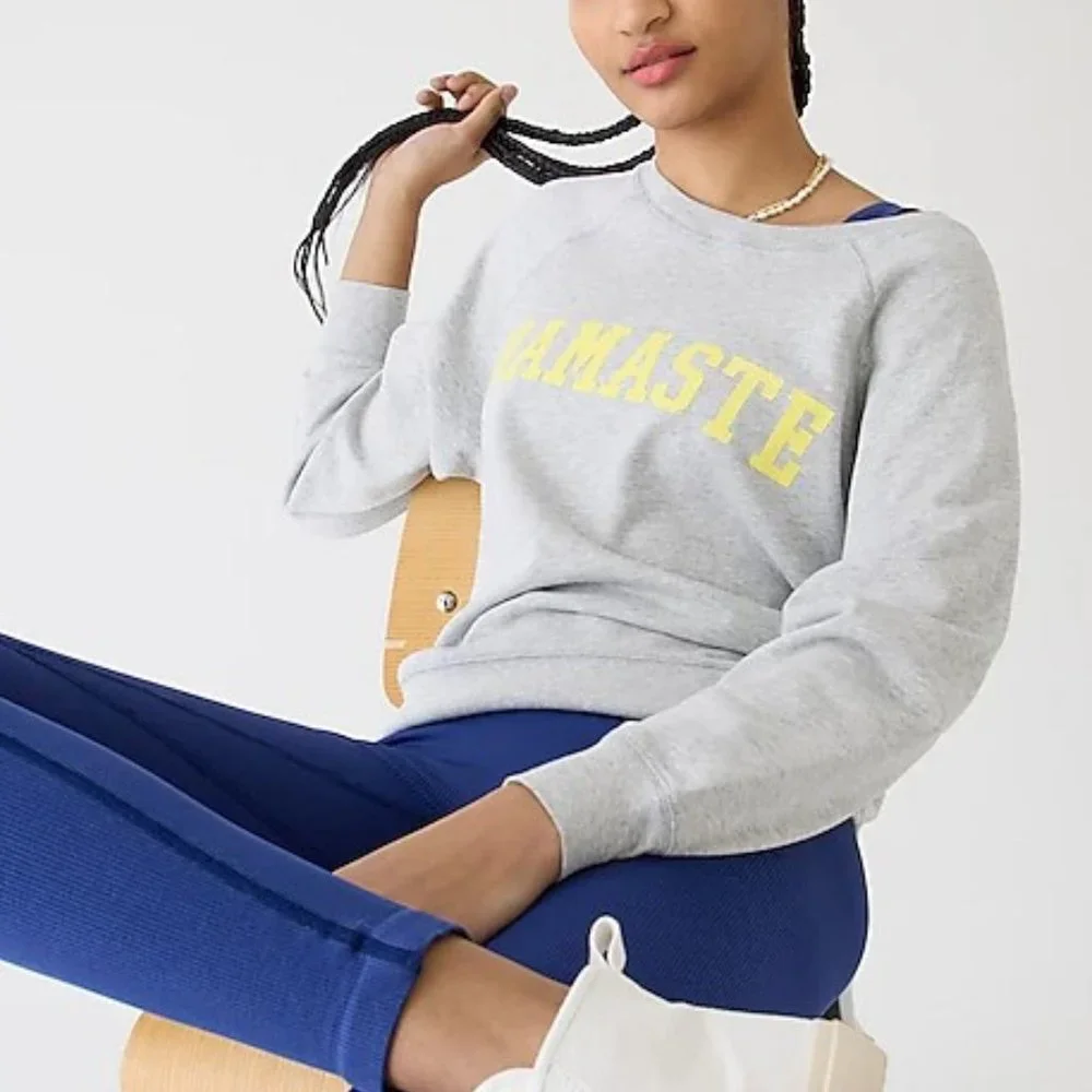 J. Crew Magic Rinse  Sweatshirt and Jogger Set M